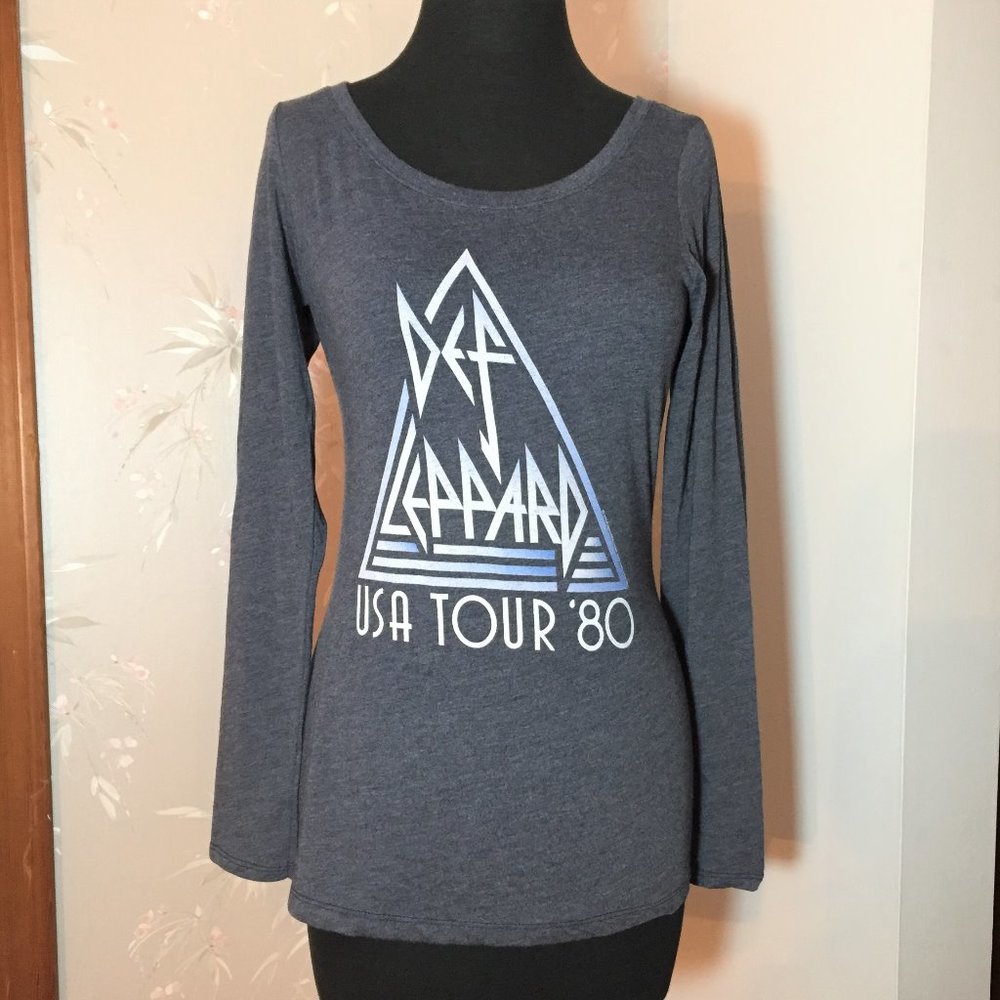 Def Leppard USA Tour '80 Shirt Next Level Apparel